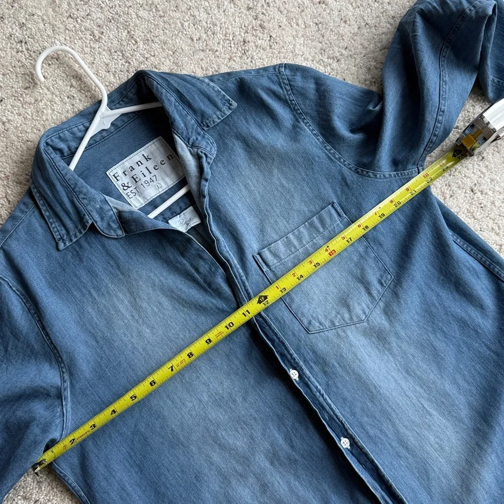 FRANK & EILEEN Rory Famous Denim Shirtdress - Picture 14 of 16